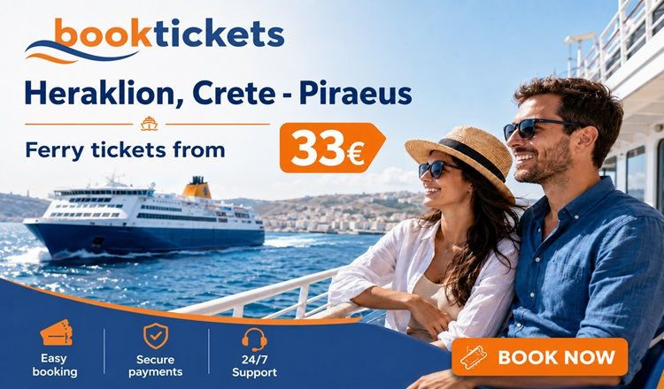 Heraklion - Piraeus: Ferry tickets and routes