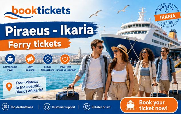 Piraeus - Ikaria: Ferry tickets and routes