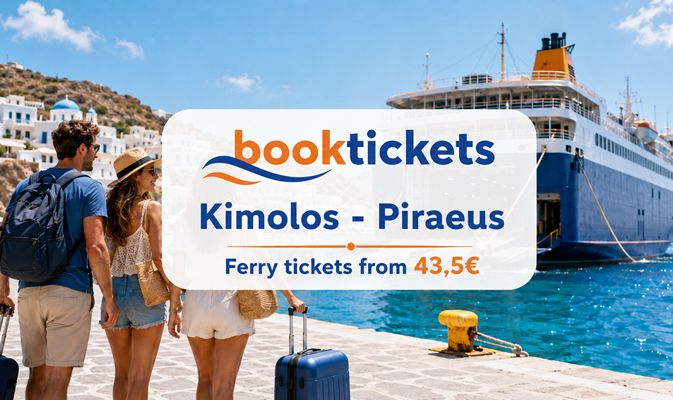 Kimolos - Piraeus ferry tickets and routes