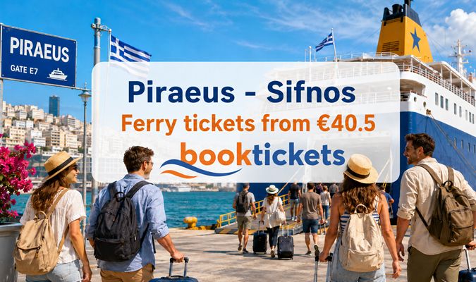 Piraeus - Sifnos Ferry routes and tickets