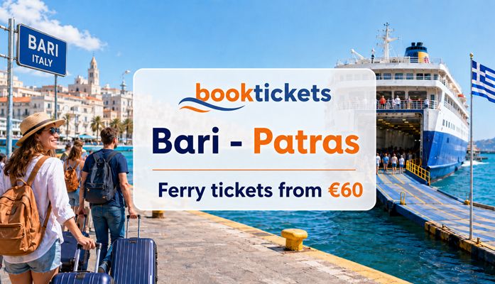 Bari - Patras ferry tickets, schedules & prices