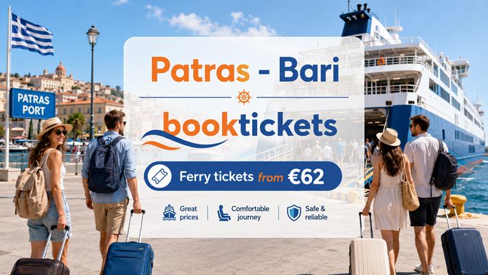 Patra - Bari, Italy Ferry tickets and routes