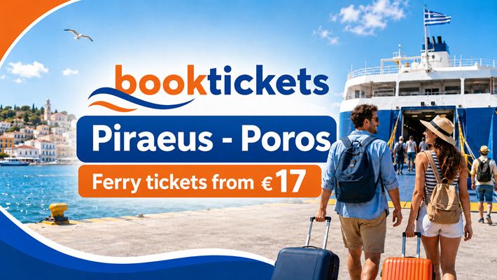 Piraeus - Poros ferry tickets 2026 | Routes & prices