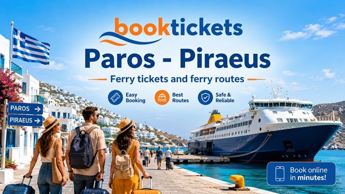 Paros - Piraeus Ferry Tickets & Routes, Prices 2026