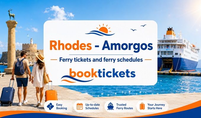 Rhodes - Amorgos ferry tickets & routes 2026