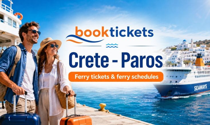 Crete - Paros: Ferry tickets and routes