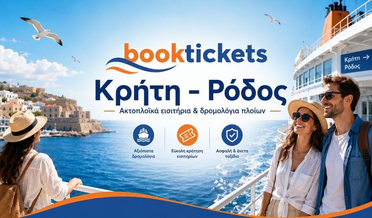 Κρήτη - Ρόδος: Εισιτήρια πλοίων, δρομολόγια
