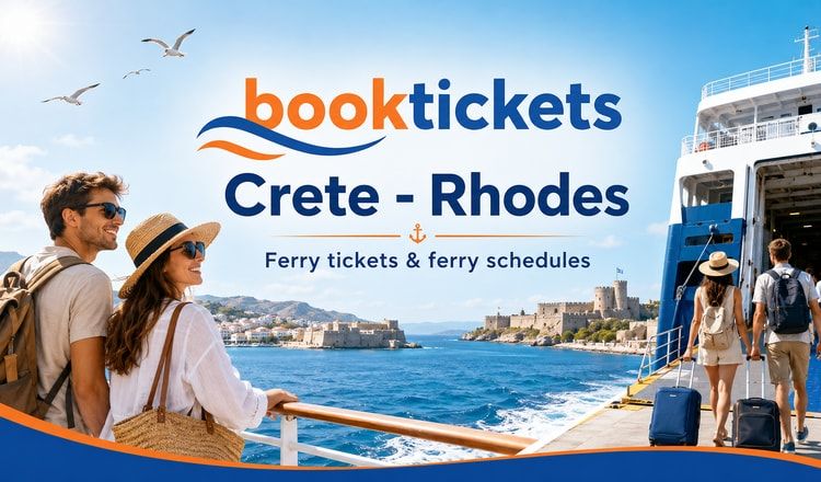 Crete - Rhodes: Ferry tickets and routes