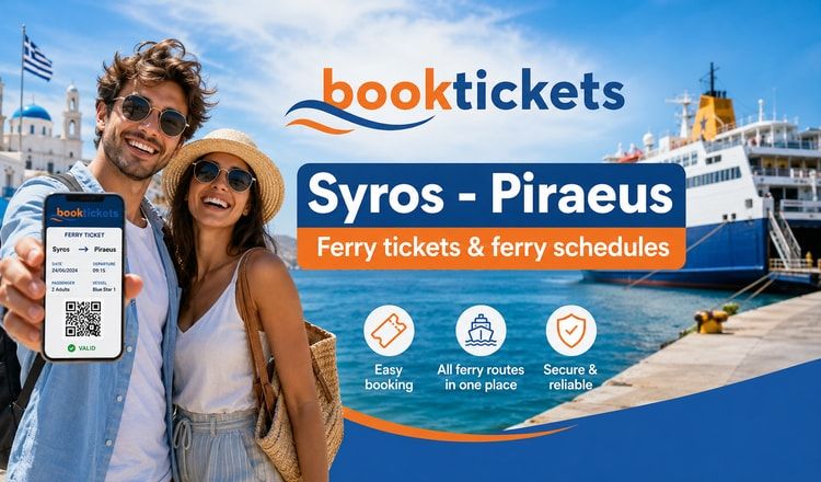 Syros - Piraeus: Ferry tickets and routes