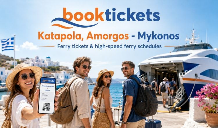 Katapola, Amorgos - Mykonos: Biglietti e rotte dei traghetti