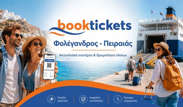 Φολέγανδρος - Πειραιάς Εισιτήρια πλοίων, δρομολόγια