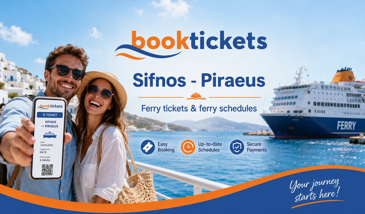 Sifnos - Piraeus: Ferry routes and tickets