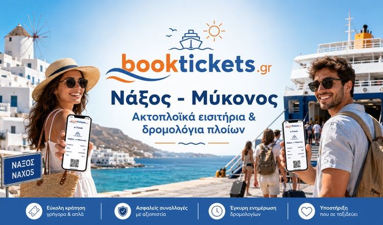 Νάξος - Μύκονος εισιτήρια πλοίων και δρομολόγια