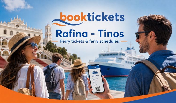 Rafina - Tinos: Billetes de ferry y rutas