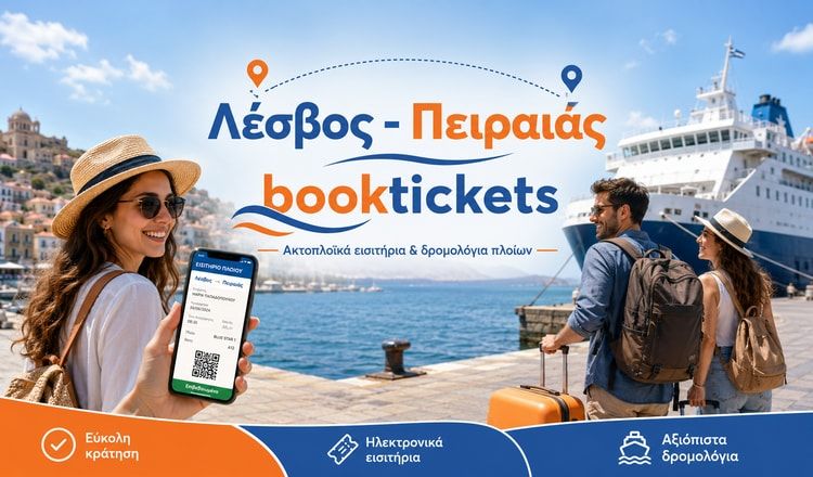 Λέσβος - Πειραιάς: Εισιτήρια πλοίων από 43€ | 2026