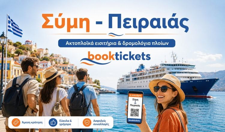Σύμη - Πειραιάς: Εισιτήρια πλοίων από 63€ | 2026