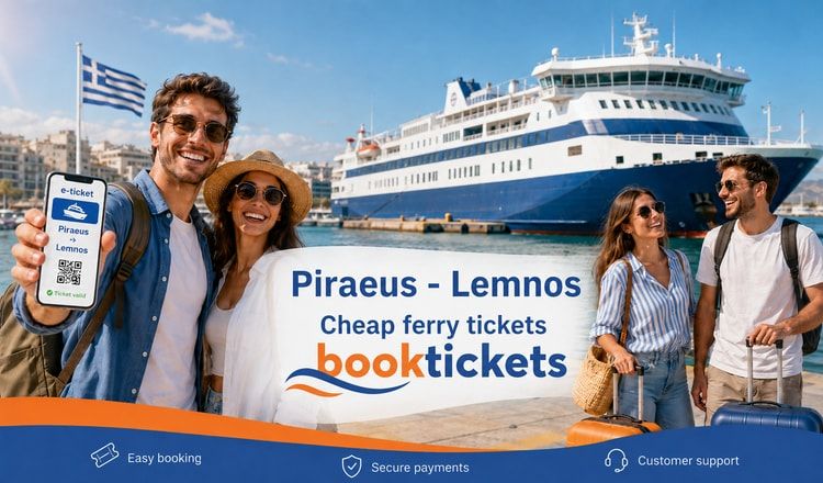 Piraeus - Lemnos Ferry Tickets from €72 | Routes