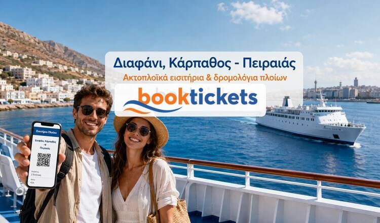 Διαφάνι, Κάρπαθος - Πειραιάς εισιτήρια πλοίων 2026