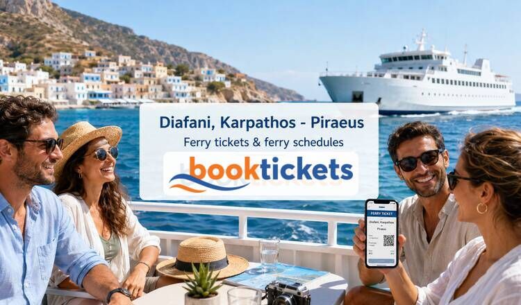 Diafani, Karpathos - Piraeus: Ferry tickets, routes 2026