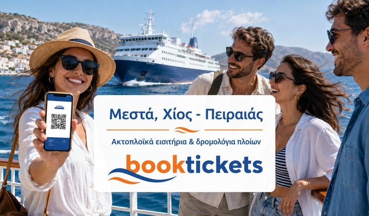 Μεστά, Χίος - Πειραιάς Εισιτήρια πλοίων 2026