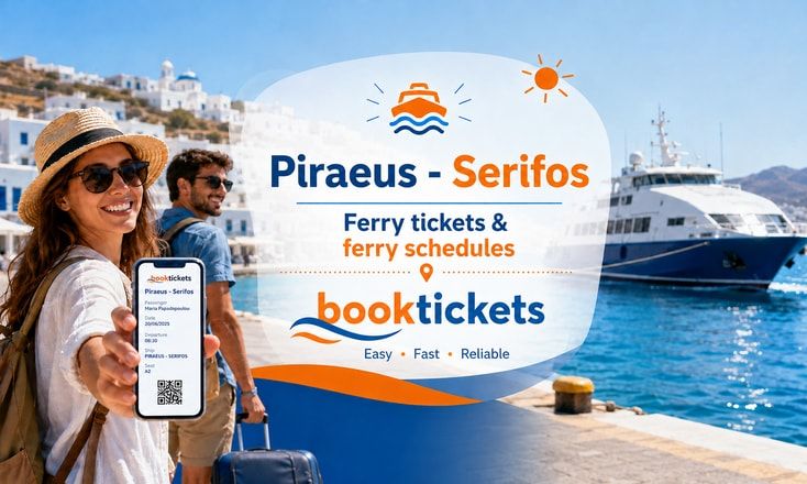 Piraeus - Serifos: Ferry tickets from €37 | 2026