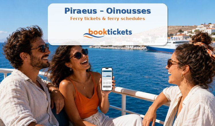Piraeus - Oinousses ferry tickets from €31 | 2026
