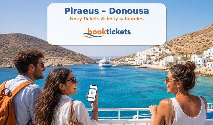Piréus - Donousa: Billetes de ferry y rutas