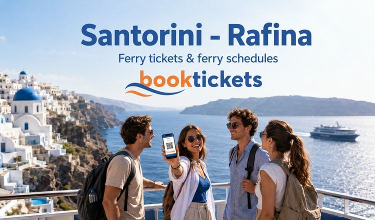 Santorini - Rafina ferry tickets from €82 | 2026