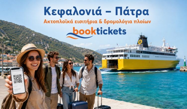 Κεφαλονιά - Πάτρα : Εισιτήρια πλοίων, δρομολόγια