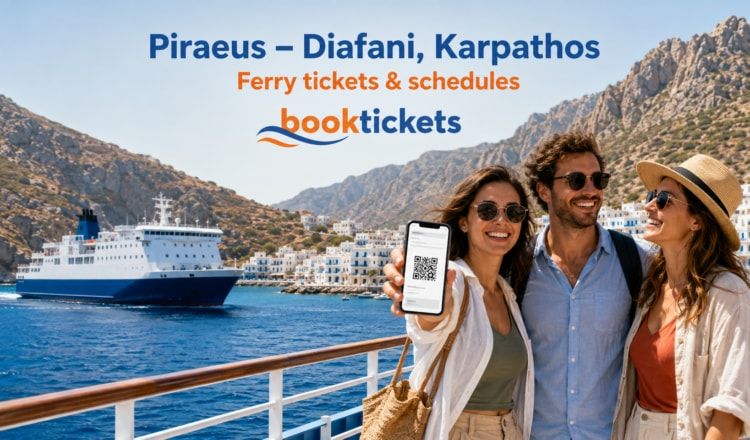 Piraeus - Diafani ferry tickets from €46.50 | Book online