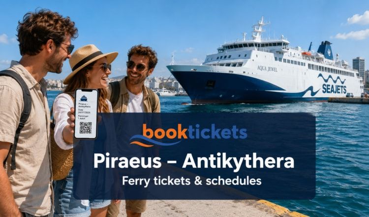 Piraeus - Antikythera ferry tickets from €23.50 | 2026