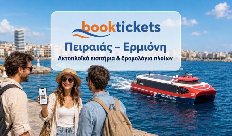 Πειραιάς - Ερμιόνη: Εισιτήρια από 37€ | 2026