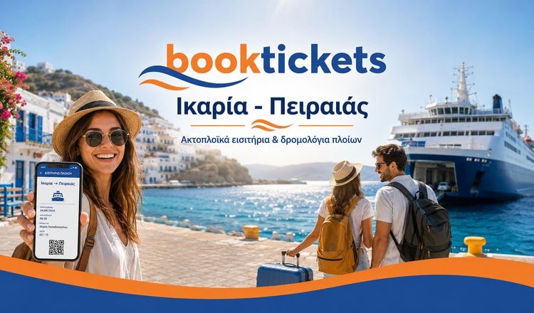 Ικαρία - Πειραιάς: Εισιτήρια πλοίων από 46€