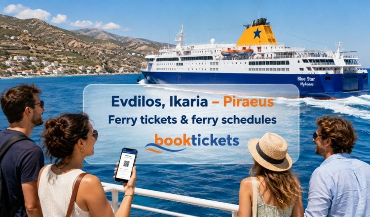 Evdilos, Ikaria - Piraeus ferry tickets from €46