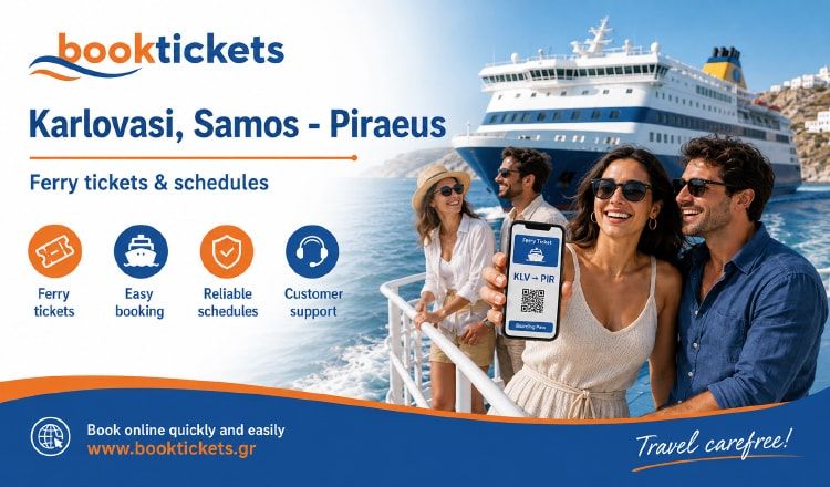 Karlovasi (Samos) - Pireo: Biglietti del traghetto