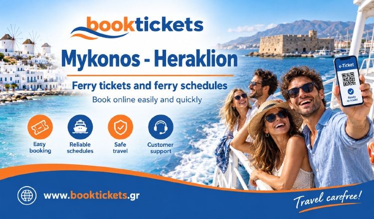 Mykonos - Heraklion ferry tickets from €105.70 | 2026