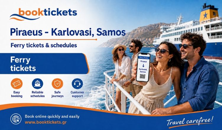 Pireo - Karlovasi (Samos): Biglietti del traghetto, itinerari