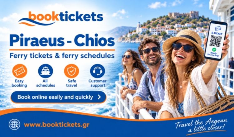 Piraeus - Chios ferry tickets from €39