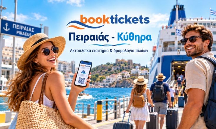 Πειραιάς - Κύθηρα: Εισιτήρια Πλοίων από 21,50€