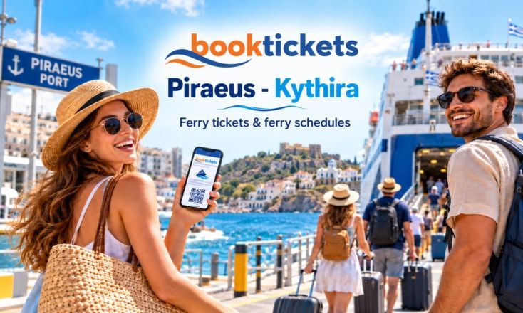 Piraeus - Kythira Fähre ab 21,50 € | Tickets & Fahrplan