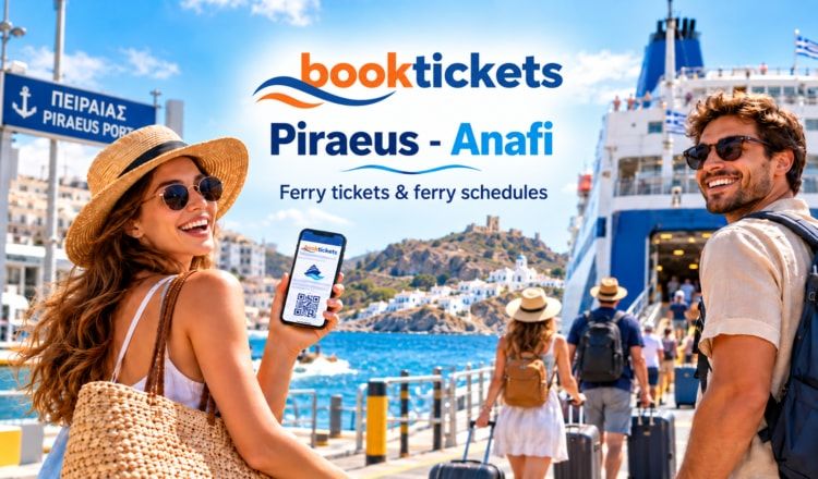 Le Pirée - Anafi billets de ferry dès 46,50 € | Traversées