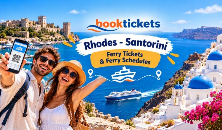 Rhodes - Santorini: Ferry tickets and routes