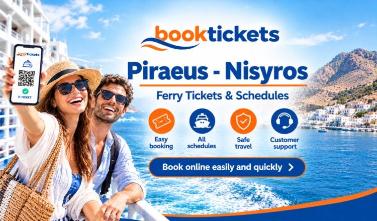 Piraeus - Nisyros: Ferry tickets and routes