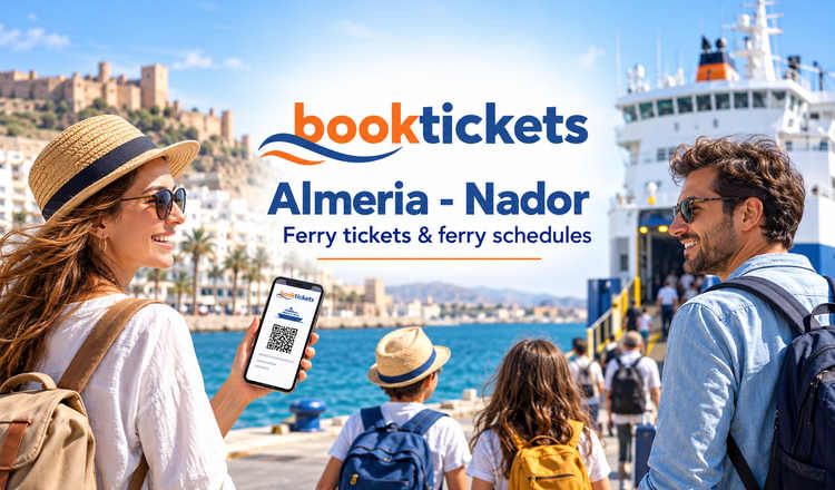 Almería - Nador : Billets de ferry et itinéraires